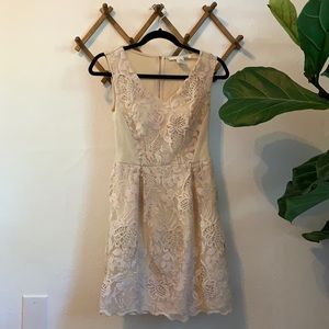 Blush lace Ellison dress